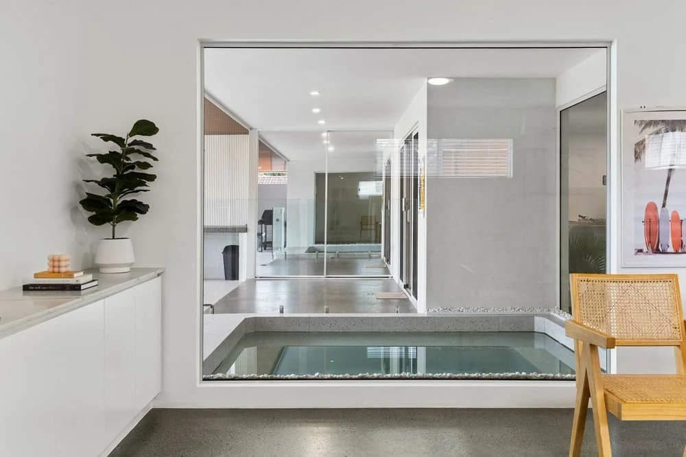 Indoor Swimming Pool in Modern House